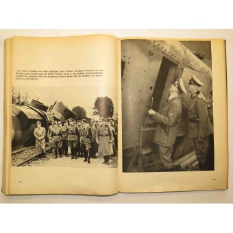 Der große deutsche Feldzug gegen Polen. Propagandabuch mit Dutzenden von Fotos. Espenlaub militaria
